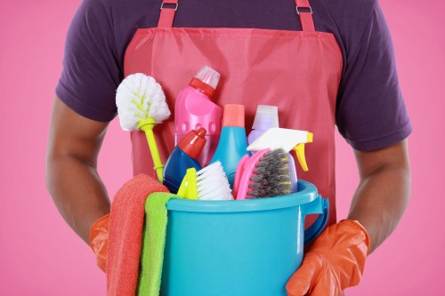 Cleaners Shoredich professional cleaning an oven