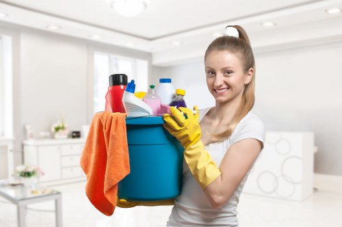 Clean bathroom after professional tenancy cleaning